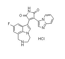GSK-3 inhibitor 1 结构式