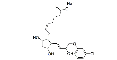 (+)-Cloprostenol sodium Chemical Structure