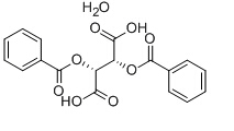 (-)-Dibenzoyl-L-tartaric acid monohydrate 结构式