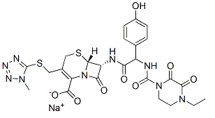 Cefoperazone sodium Chemical Structure