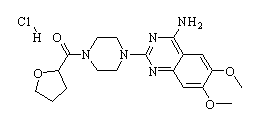 Terazosin hydrochloride Chemical Structure