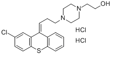 Clopenthixol Dihydrochloride, Trans Chemical Structure