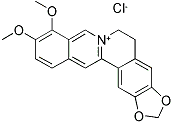 Berberine hydrochloride Chemical Structure