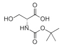 Boc-D-Serine Chemical Structure