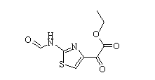 Ethyl 2-(formylamino)-4-thiazoleglyoxylate Chemical Structure