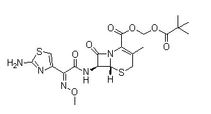 Cefetamet pivoxyl Chemical Structure