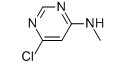 4-Chloro-6-methylaminopyrimidine Chemical Structure