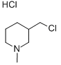3-chloromethyl-1-methylpiperidine hydrochloride Chemical Structure
