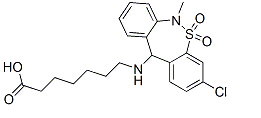 Tianeptine Chemical Structure