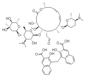 Spiramycin Embonate Chemical Structure