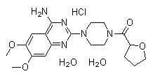 Terazosin hydrochloride dihydrate Chemical Structure