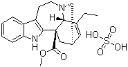 Catharanthine sulfate Chemical Structure