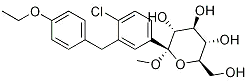 1α-Methyl Dapagliflozin 结构式