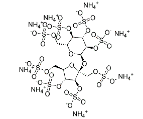 Sucrosofate ammonium Chemical Structure