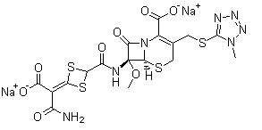 Cefotetan disodium Chemical Structure