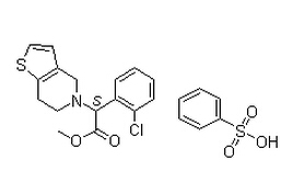 Clopidogrel Besylate Chemical Structure