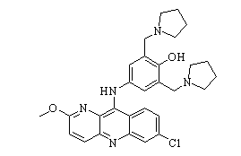 Pyronaridine Chemical Structure