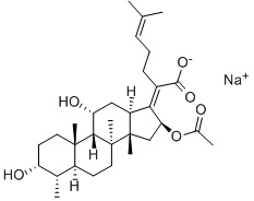 Sodium fusidate Chemical Structure