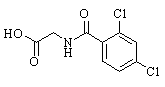 2-[(2,4-dichlorobenzoyl)aMino]acetic acid Chemical Structure