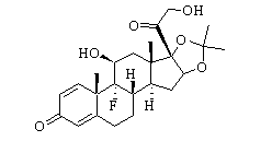 Triamcinolone acetonide Chemical Structure