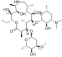 Azathramycin Chemical Structure