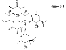 Erythromycin thiocyanate Chemical Structure