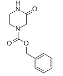benzyl 3-oxopiperazine-1-carboxylate 结构式