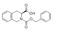 (3s)-2-[benzyloxycarbonyl]-1,2,3,4-tetrahydroisoquinoline-3-carboxylic acid Chemical Structure