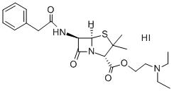 Penethamate hydriodide Chemical Structure