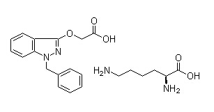 Bendazac L-lysine Chemical Structure