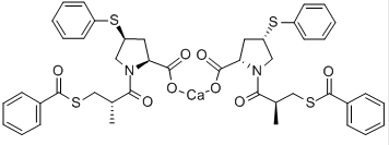 Zofenopril calcium 结构式