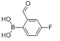 4-Fluoro-2-forMylphenylboronic acid Chemical Structure