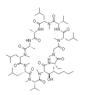 Dihydrocyclosporin H Chemical Structure