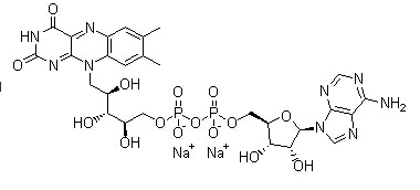 Flavin adenine dinucleotide disodium salt Chemical Structure