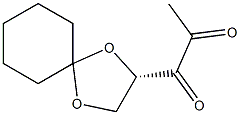 1-(2S)-1,4-Dioxaspiro[4.5]dec-2-yl-1,2-propanedione Chemical Structure