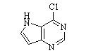 4-Chloro-5h-pyrrolo[3,2-d] pyrimidine 结构式