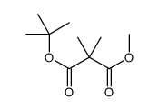 1-tert-Butyl 3-Methyl 2,2-diMethylMalonate Chemical Structure