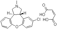 Asenapine maleate Chemical Structure