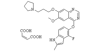 Cediranib maleate Chemical Structure