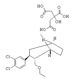 Tesofensine Citrate Chemical Structure