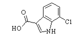 7-Chloroindole-3-carboxylic acid Chemical Structure