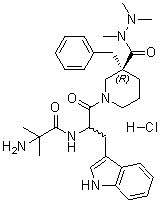 Anamorelin hydrochloride 结构式