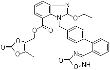 Azilsartan medoxomil Chemical Structure