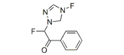 2,4-Difluofo-Alpha-(1H-1,2,4-Triazolyl)Acetophenone 结构式