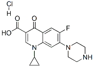 Ciprofloxacin hydrochloride Chemical Structure