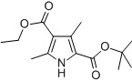 2-tert-Butyl 4-ethyl 3,5-dimethyl-1H-pyrrole-2,4-dicarboxylate Chemical Structure