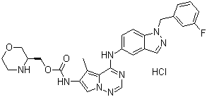 BMS-599626 HCl Chemical Structure