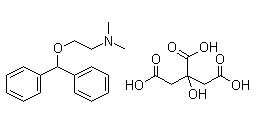 Diphenhydramine citrate Chemical Structure