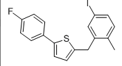 2-(4-Fluorophenyl)-5-[(5-iodo-2-methylphenyl)methyl]thiophene Chemical Structure