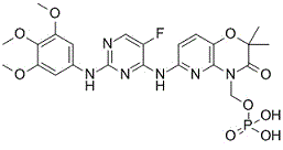 Fostamatinib 结构式